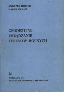 Geodezyjne urządzanie terenów rolnych