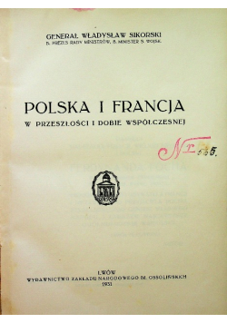 Polska i Francja w przeszłości i dobie