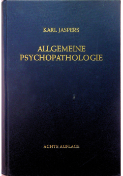 Allgemeine psychopathologie