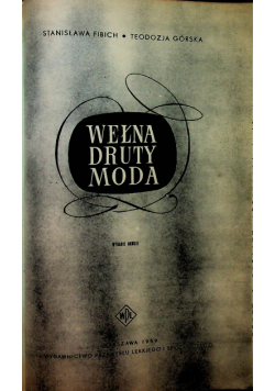 Wełna druty moda