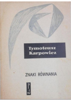 Znaki równania