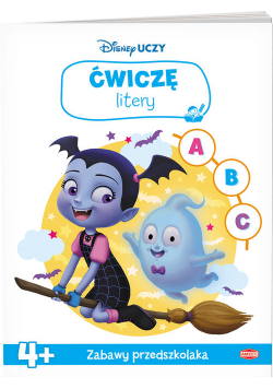 Disney Uczy Ćwiczę  litery 4+