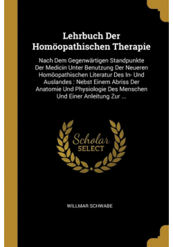 Lehrbuch Der Homöopathischen Therapie
