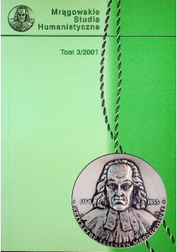 Mrągowskie studia humanistyczne Tom 3/2001
