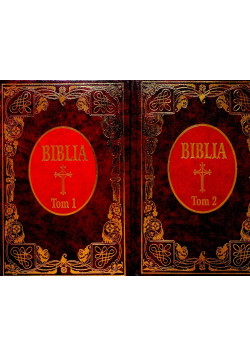 Biblia Reprint z 1599 r Tom I i II