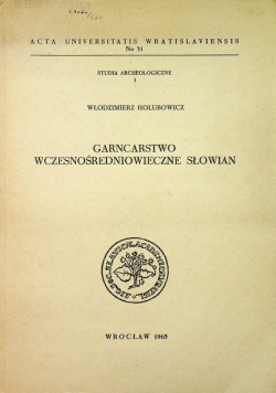 Garncarstwo wczesnośredniowieczne słowian
