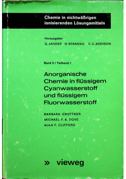 Anorganische chemie in flussigem cyanwasserstoff und flussigem fluorwasserstoff