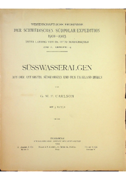 Susswasseralgen 1913 r.