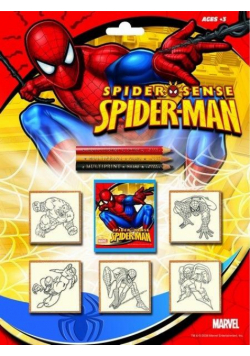 Spiderman - pieczątki 5szt