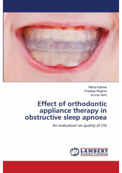Effect of orthodontic appliance therapy in obstructive sleep apnoea