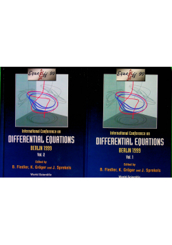 International Conference on differential equations Berlin 1999 vol 1 i 2
