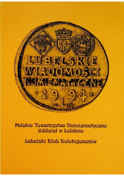 Lubelskie wiadomości Numizmatyczne L