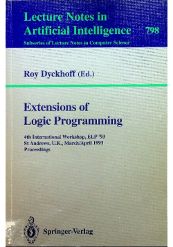 Extensions of Logic Programming