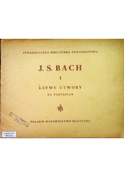Bach i łatwe utwory na fortepian