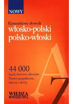 Kieszonkowy słownik włosko - polski polsko - włoski