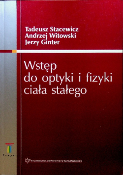 Wstęp do optyki i fizyka ciała stałego
