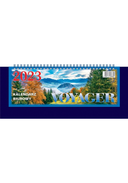 Kalendarz 2023 Biurowy Voyager granatowy TELEGRAPH