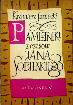 Pamiętniki z czasów Jana Sobieskiego