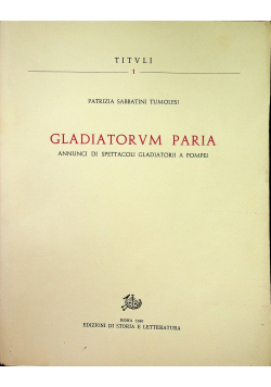 Gladiatorvm Paria