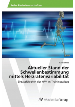 Aktueller Stand der Schwellenbestimmung mittels Herzratenvariabilität