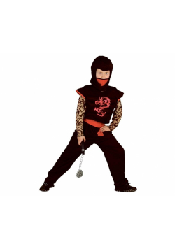 Strój Ninja-Czerwony Smok rozm. 130/140cm