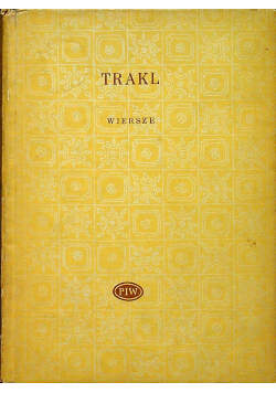 Trakl Wiersze