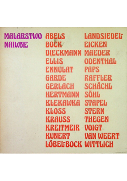 Malarstwo naiwne
