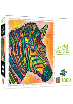 Puzzle 1000 Kolorowa zebra, Dean Russo