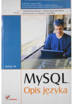 MySQL Opis języka
