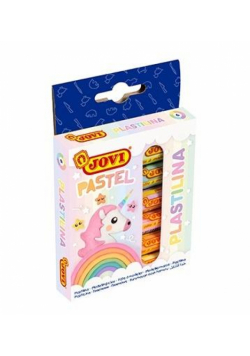 Plastelina 6 kolorów pastelowa 15gr. JOVI