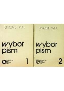 Wybór pism tom 1 i 2