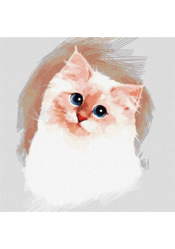 Malowanie po numerach - Puszysta chmura 30x30cm
