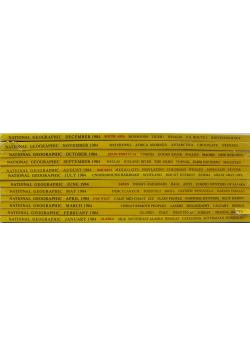 National Geographic 12 numerów 1984