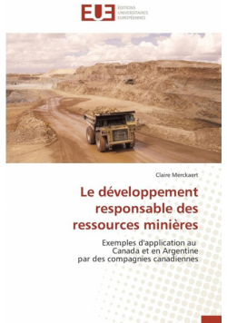 Le développement responsable des ressources minières