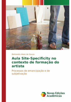 Aula Site-Specificity no contexto de formação do artista