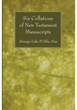 Six Collations of New Testament Manuscripts