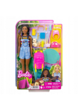 Barbie Brooklyn na kempingu lalka+akcesoria