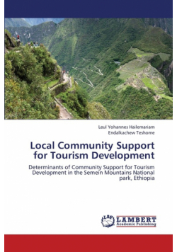 Local Community Support for Tourism Development
