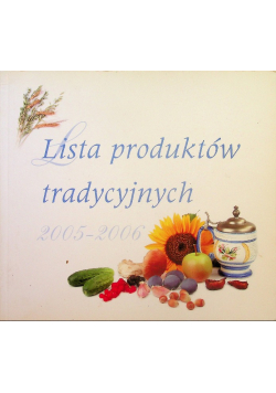 Lista produktów tradycyjnych 2005-2007