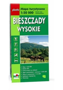 Mapa tur. - Bieszczady Wysokie 1:50 000 lam