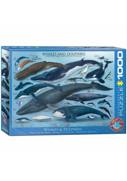 Puzzle 1000 Wieloryby i delfiny