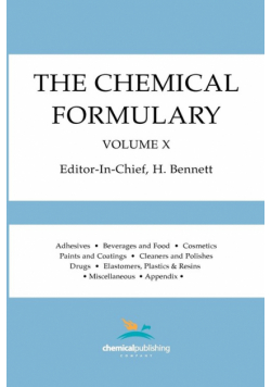 The Chemical Formulary, Volume 10