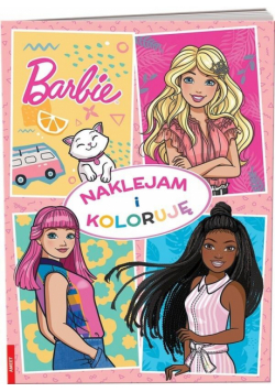 Barbie. Naklejam i koloruję