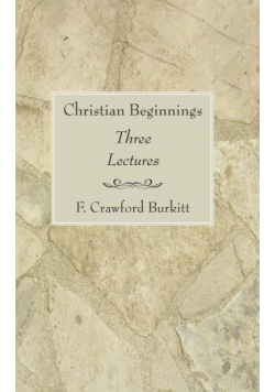 Christian Beginnings