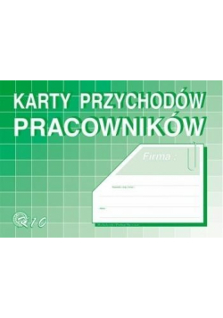 Karty przychodów pracowników K10