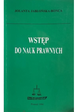 Wstęp do nauk prawnych