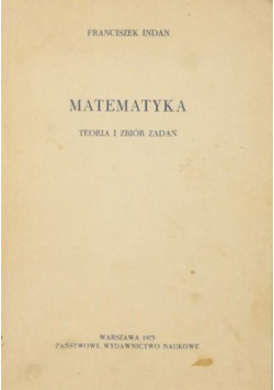 Matematyka teoria i zbiory zadań