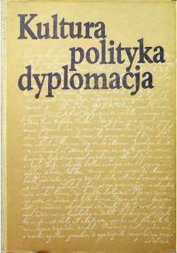 Kultura polityka dyplomacja