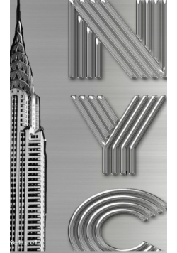 Iconic Chrysler Building New York City  Sir Michael Artist  Drawing Writing journal