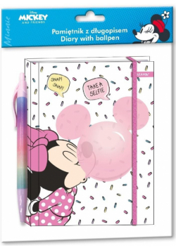 Pamiętnik z długopisem Minnie Mouse Kids